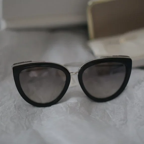 NWT Boucheron Cat Eye Black Sunglasses. - Picture 11 of 11